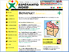 Aperçu du site de la Fédération Espéranto-Nord Image